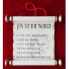 Joy to the World Scroll Ornament
